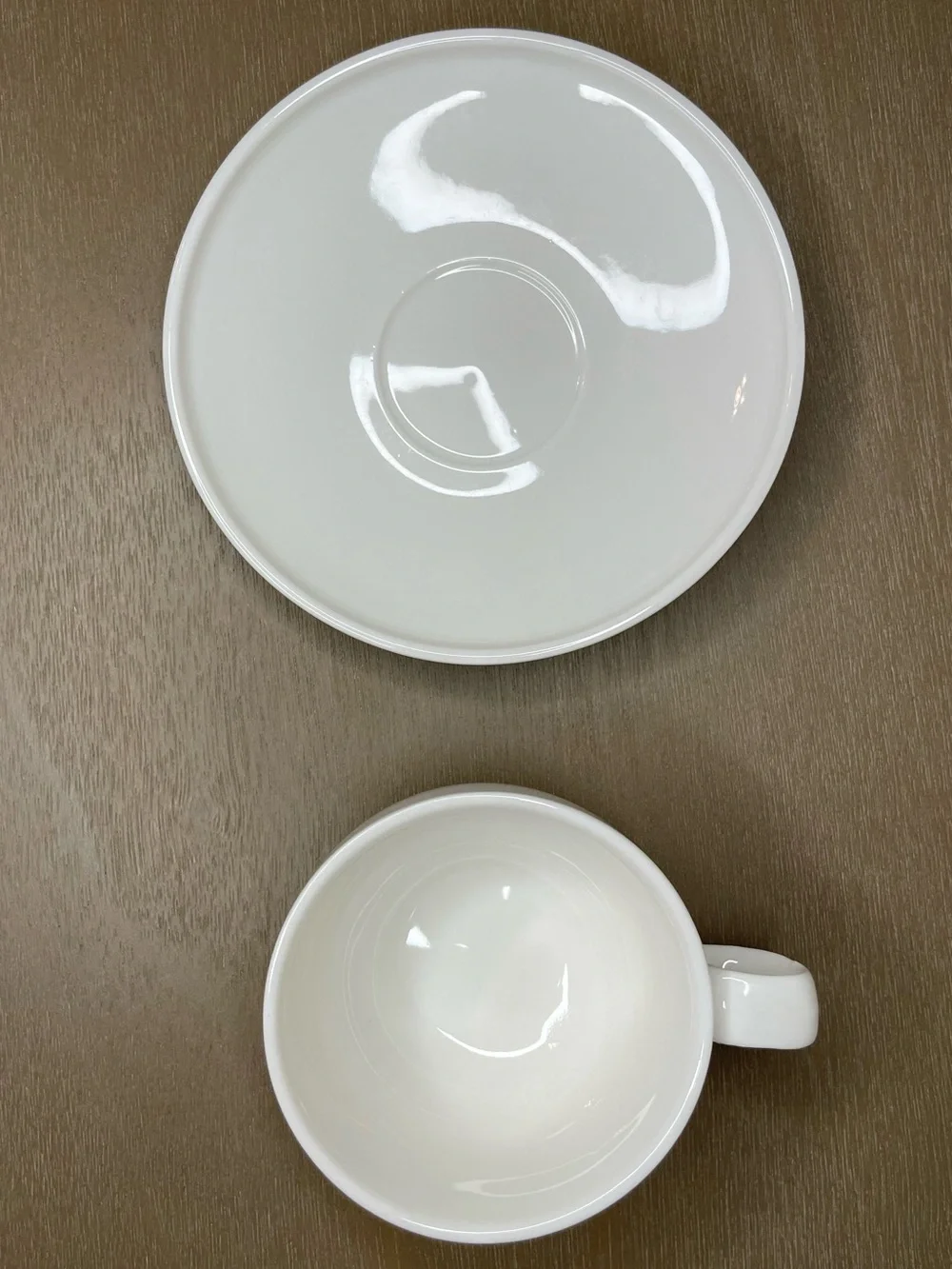 Crate&Barrel porcelain cup and saucer set
